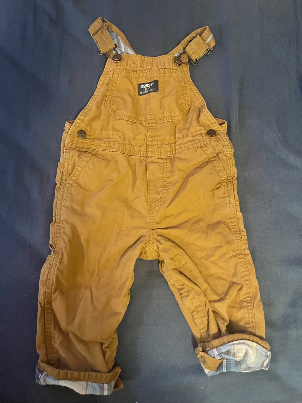 OshKosh B'gosh Brown 18m overalls